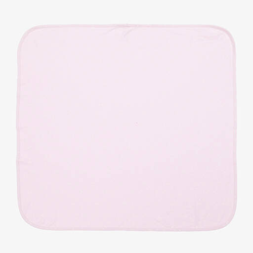 Kissy Kissy-Pink Pima Cotton Crescent Moonlight Blanket (73cm) | Childrensalon
