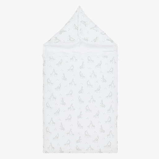Kissy Kissy-Бело-серый конверт из хлопка пима (78см) | Childrensalon