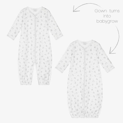 Kissy Kissy-White Hedgehog Heyday Converter Gown | Childrensalon