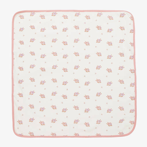 Kissy Love-Baby Girls Pink Alboom Blanket (71cm) | Childrensalon