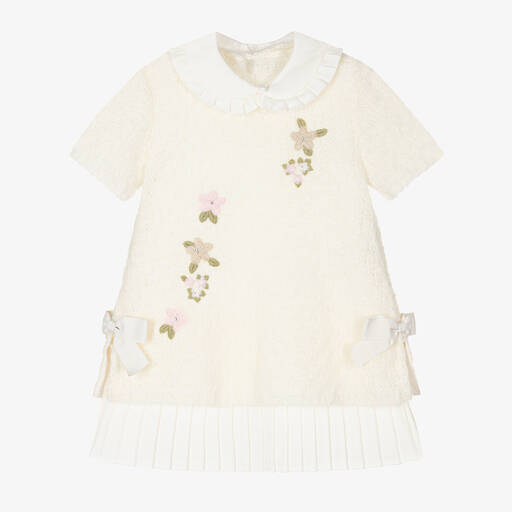 Lapin House-Girls Ivory Floral Dress Set | Childrensalon