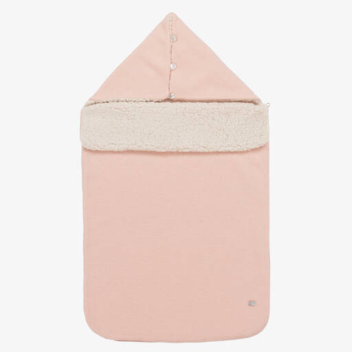 Chic by Laranjinha-Розовый шерстяной конверт (75см) | Childrensalon