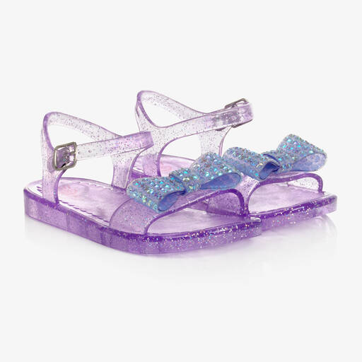 Lelli Kelly-Girls Lilac Purple Jelly Sandals | Childrensalon