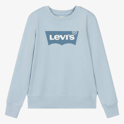 Levi's-Boys Blue Batwing Sweatshirt | Childrensalon