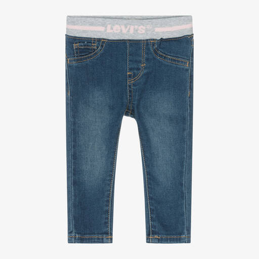 Levi's-Boys Blue Denim Skinny Jeans | Childrensalon