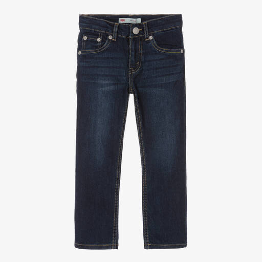 Levi's-Boys Dark Blue 511 Slim Fit Denim Jeans | Childrensalon