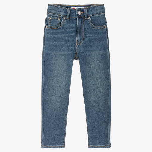 Levi's-Синие джинсы с высокой талией | Childrensalon