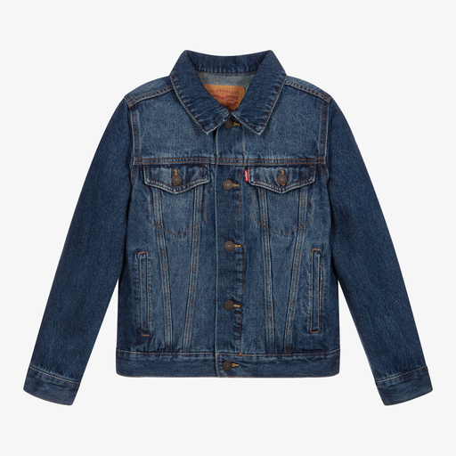Levi's-Teen Boys Blue Denim Jacket | Childrensalon