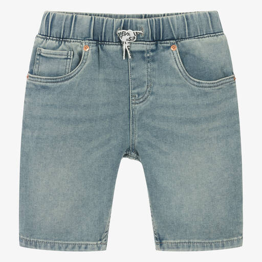 Levi's-Teen Boys Blue Denim Skinny Fit Shorts | Childrensalon