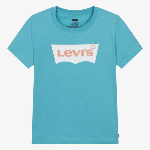 Levi's-Teen Boys Light Blue Batwing T-Shirt | Childrensalon