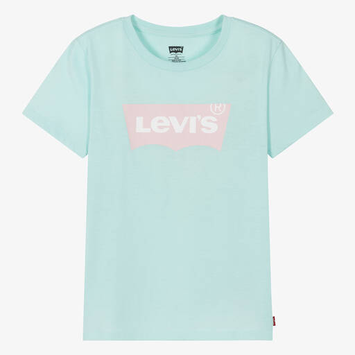 Levi's-Teen Girls Green Batwing T-Shirt | Childrensalon