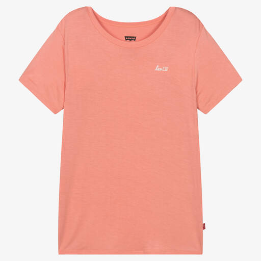 Levi's-Оранжевая футболка из вискозного джерси | Childrensalon