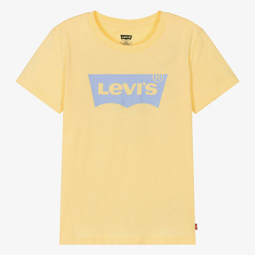 Levi's-Teen Girls Yellow Batwing T-Shirt | Childrensalon