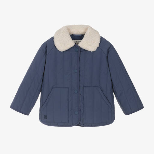 Liewood-Blue Quilted Jacket | Childrensalon