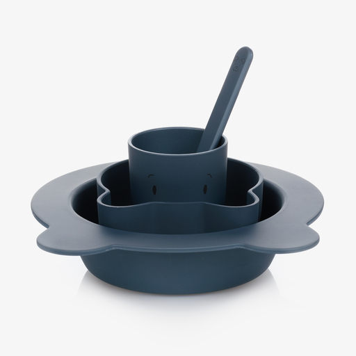 Liewood-Синий набор посуды (4предмета) | Childrensalon