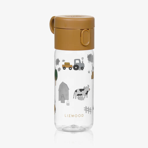 Liewood-Brown Farm Animal Water Bottle (18cm) | Childrensalon