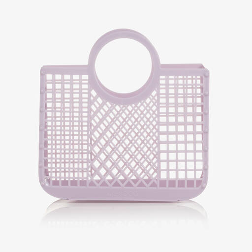 Liewood-Girls Lilac Purple Basket Bag (23cm) | Childrensalon
