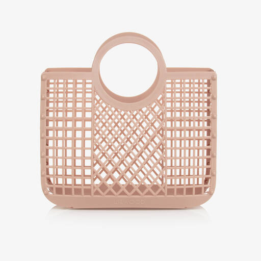 Liewood-Girls Rose Pink Basket Bag (23cm) | Childrensalon