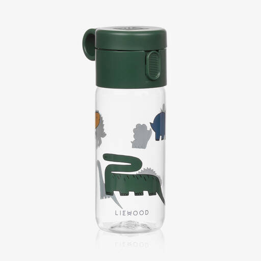 Liewood-Green Dinosaur Water Bottle (18cm) | Childrensalon