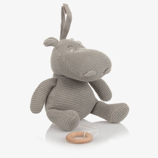 Liewood-Hippo Musical Pull Toy (15cm) | Childrensalon