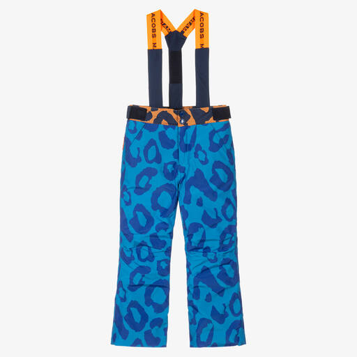 MARC JACOBS-Blaue Skihose mit Leoparden-Print | Childrensalon