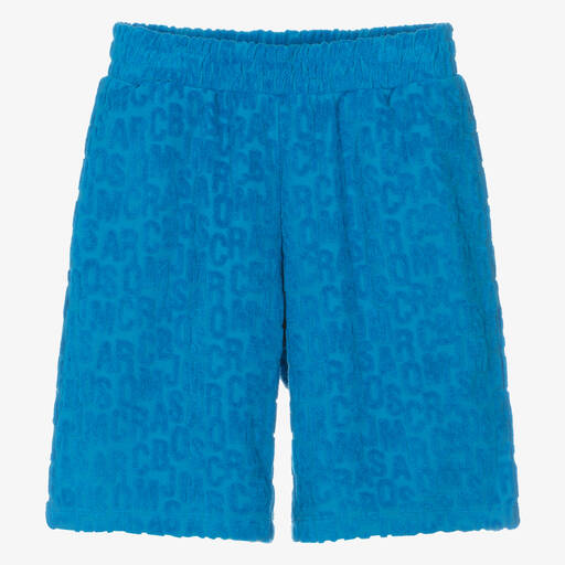 MARC JACOBS-Teen Blue Towelling Shorts | Childrensalon