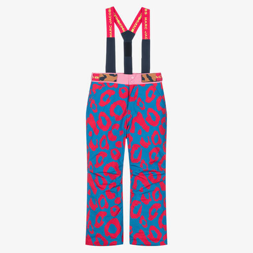MARC JACOBS-Pantalon de ski rose et bleu ado | Childrensalon