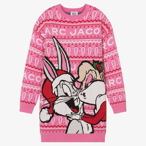 MARC JACOBS-Robe de Noël violette Looney Tunes | Childrensalon
