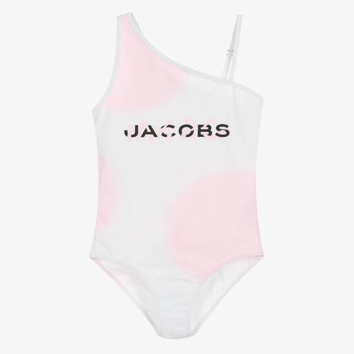 MARC JACOBS-Teen Girls White & Pink Swimsuit | Childrensalon