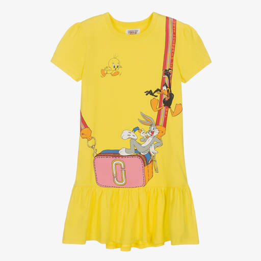 MARC JACOBS-Teen Girls Yellow Looney Tunes Bag Dress | Childrensalon