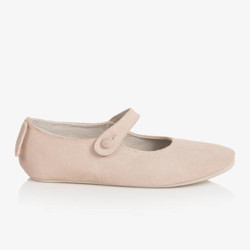 Marie-Chantal-Розовые замшевые туфли для девочек | Childrensalon