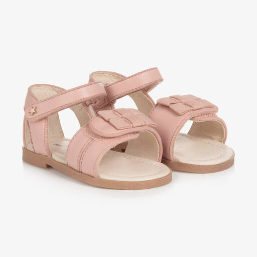 Mayoral-Baby Girls Pink Velcro Sandals | Childrensalon