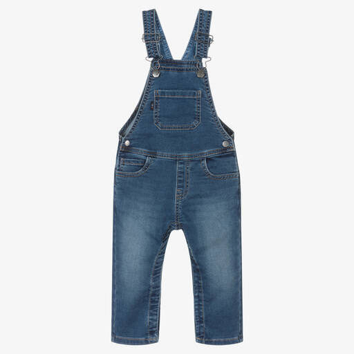 Mayoral-Blaue Jeans-Latzhose aus Baumwolle | Childrensalon