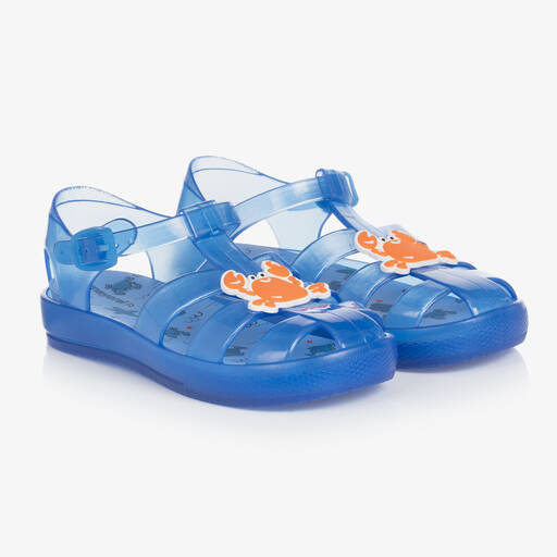 Mayoral-Boys Blue Crab Jelly Shoes | Childrensalon