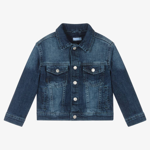 Mayoral-Синяя джинсовая куртка | Childrensalon