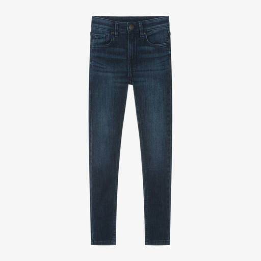 Mayoral Nukutavake-Boys Blue Denim Slim Fit Jeans | Childrensalon