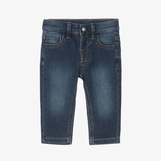 Mayoral-Boys Blue Slim Fit Denim Jeans | Childrensalon