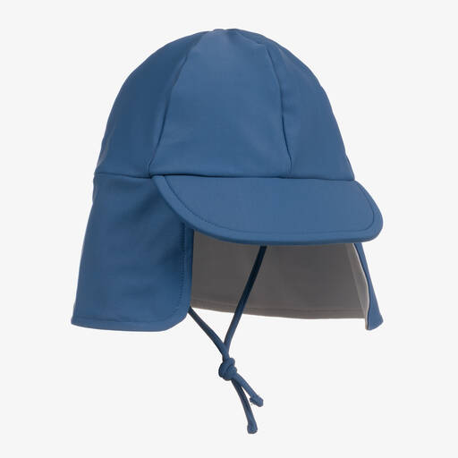 Mayoral-Boys Blue Sun Protective Hat (UPF40+) | Childrensalon