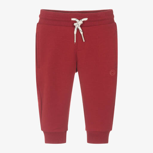 Mayoral-Boys Red Cotton Joggers | Childrensalon