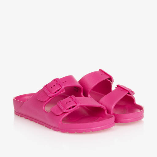 Mayoral-Girls Fuchsia Pink Foam Sandals | Childrensalon