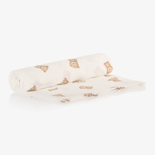 Mayoral-Lange coton ivoire nounours (114cm) | Childrensalon