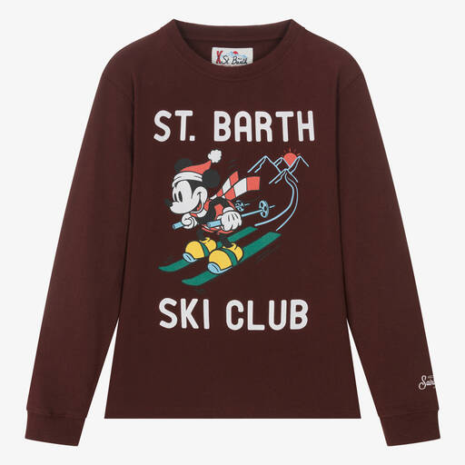 MC2 Saint Barth-Teen Boys Red Cotton Disney Top | Childrensalon