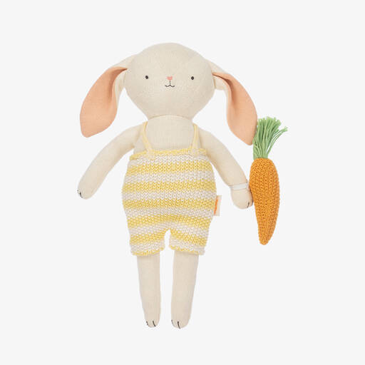 Meri Meri-Ivory Organic Cotton Bunny Toy (33cm) | Childrensalon