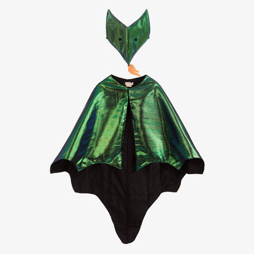 Meri Meri-Зеленый костюм дракона с металлическим отливом | Childrensalon
