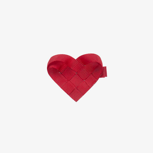 Milledeux-Rote Herz-Haarspangen (6 cm) | Childrensalon