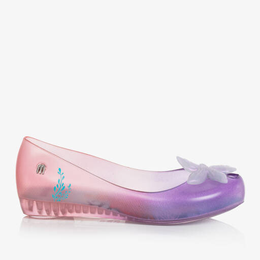 Mini Melissa-Фиолетовые резиновые туфли Disney с морскими звездами | Childrensalon