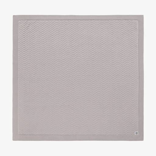 Minutus-Серое трикотажное одеяло для малышей (90см) | Childrensalon