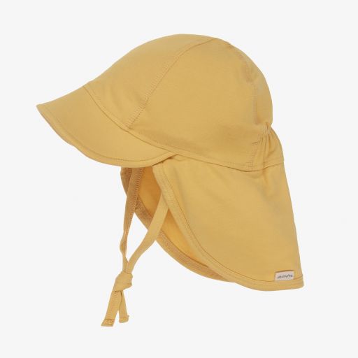 Minymo-Yellow Bamboo Sun Hat | Childrensalon