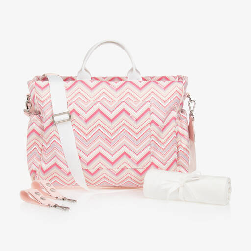 Missoni-Pink Zigzag Changing Bag (43cm) | Childrensalon