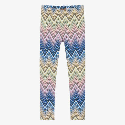 Missoni-Teen Girls Multicoloured Zigzag Leggings | Childrensalon